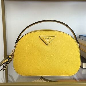Prada Odette saffiano leather bag